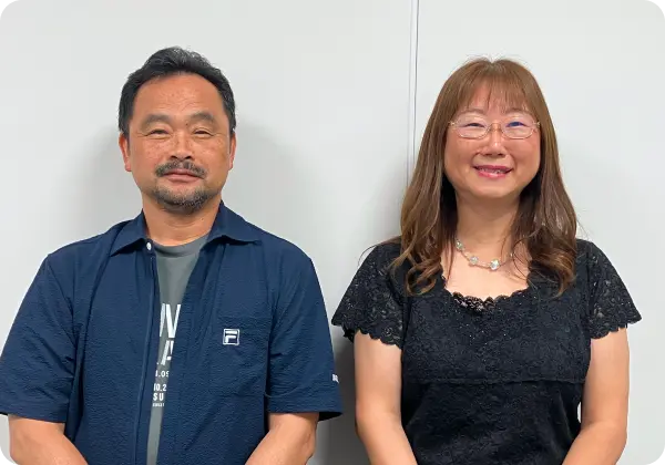 古屋 隆晴 さん 原 靖子 さん